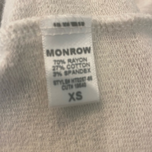 Monrow Raglan Faded Stars Sweatshirt - Picture 6 of 7